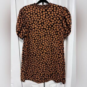 Floral Puffy Sleeve Dress